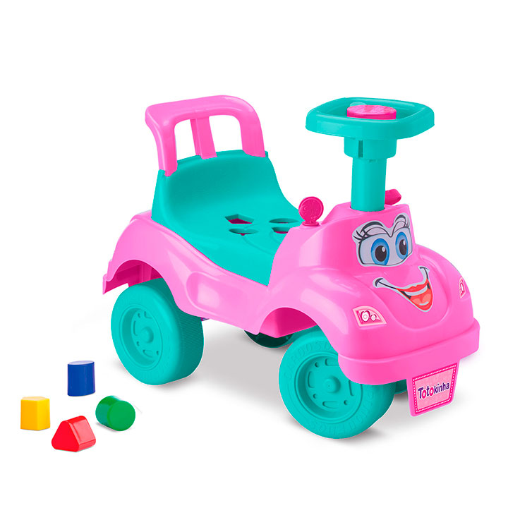 Totoka Andador Infantil Motoca Bebê Totokinha Triciclo - Azul ou