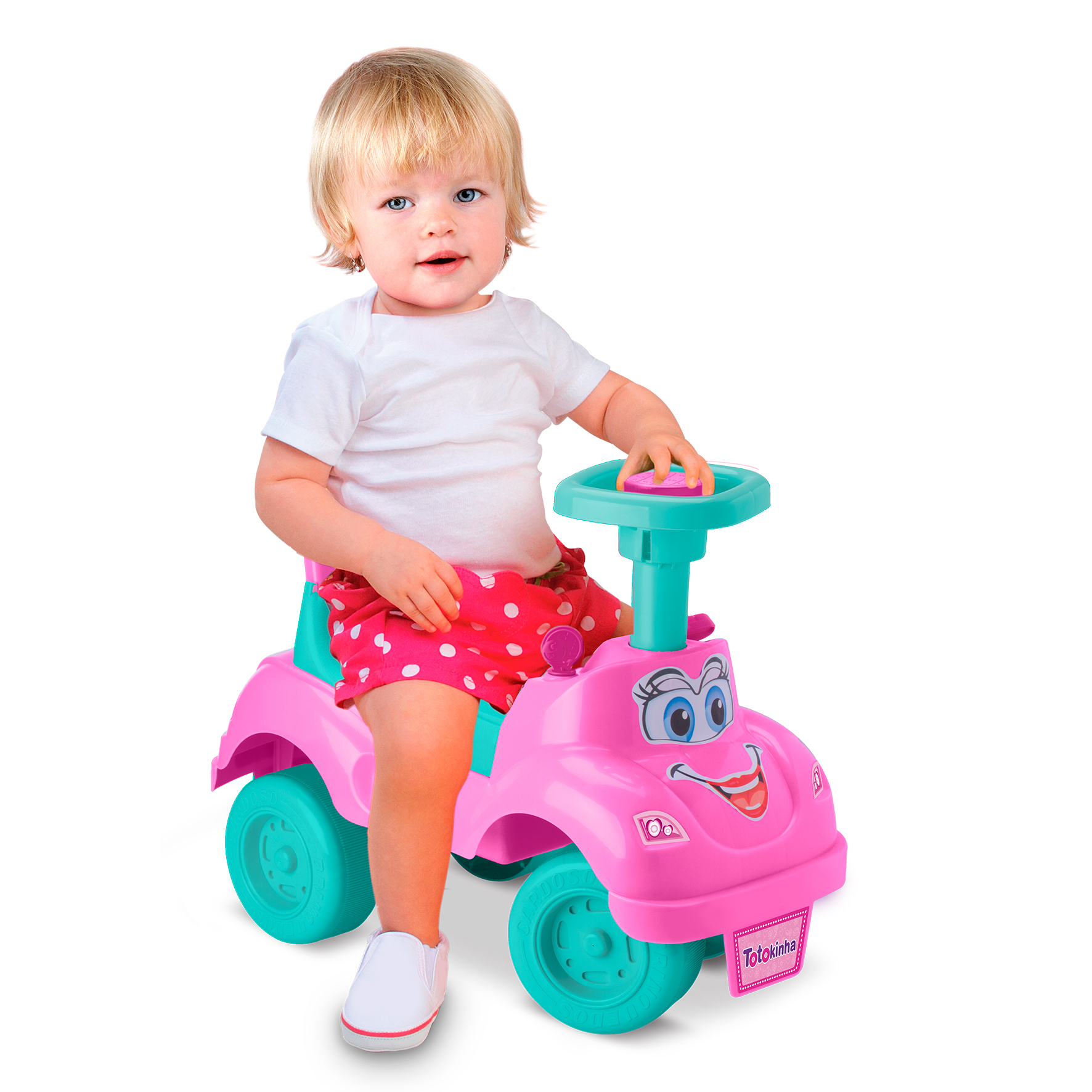 Totoka Triciclo Infantil Motoca Andador Menino Menina Bebê - R$ 97,53